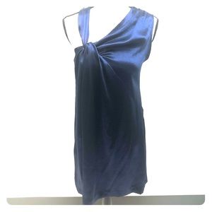 NWOT Rachel Roy blue slip dress w fun straps